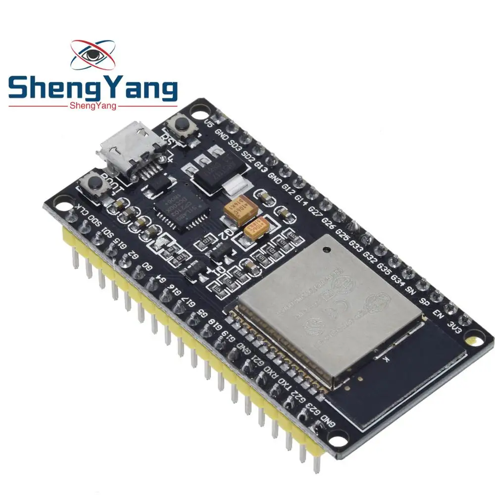 ESP 32S WROOM 32 ESP32 Bluetooth и WI FI двухъядерный Процессор с низкой Мощность потребление MCU