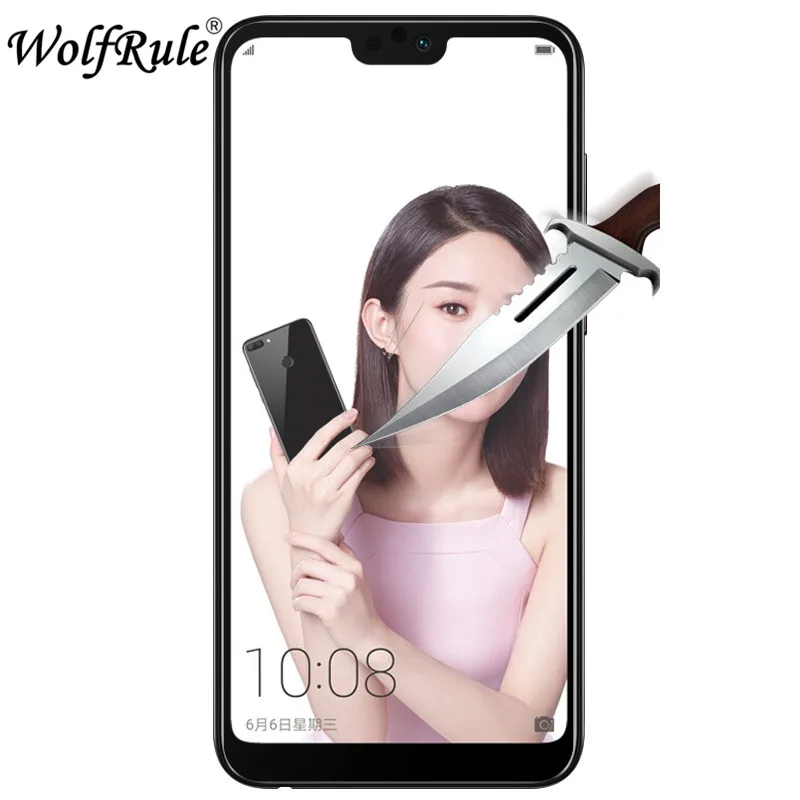 2 piezas para vidrio Huawei Honor 9i Protector de pantalla vidrio templado para Huawei Honor 9i vidrio 2018 cobertura completa tel&eacute;fono pel&iacute;cula-1