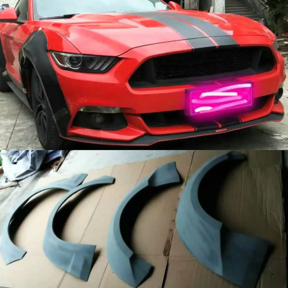 Для Ford Mustang 2 3 T PP колесо свода крыла арки спойлер для бровей обдировка накладки