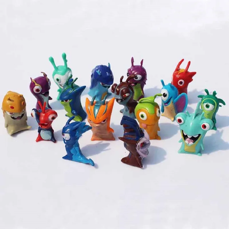 24 шт./компл. Slugterra фигурка модель игрушки мультсериал "Слагтерра" дисплей