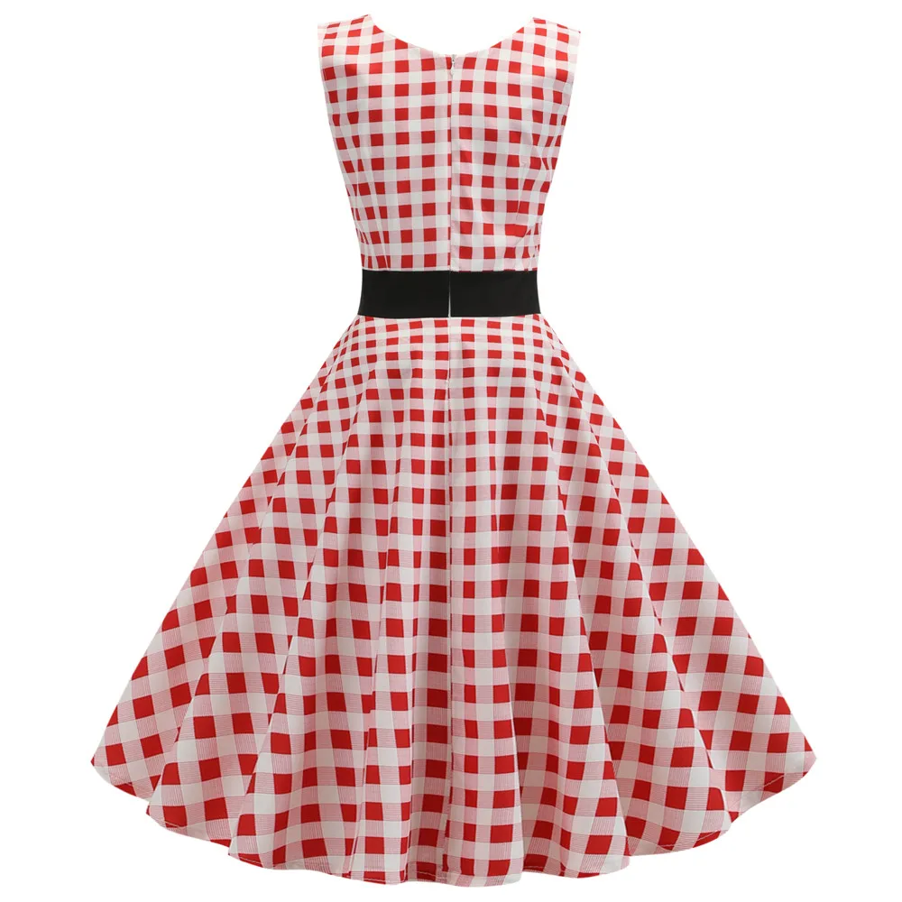 Розовое винтажное платье в горошек с принтом для женщин летнее РЕТРО 50s 60s Pin Up вечернее платье рокабилли халат Vestidos размера плюс