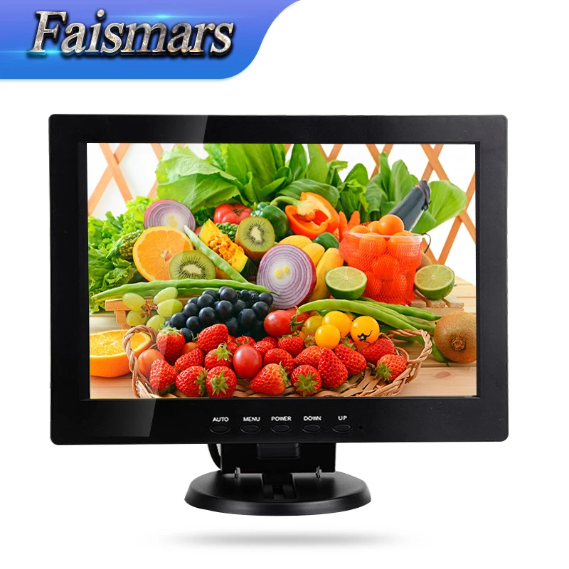 IPS 1280*800 OEM 12 1 дюйма светодиодный настольный компьютер монитор дюймов пластиковая
