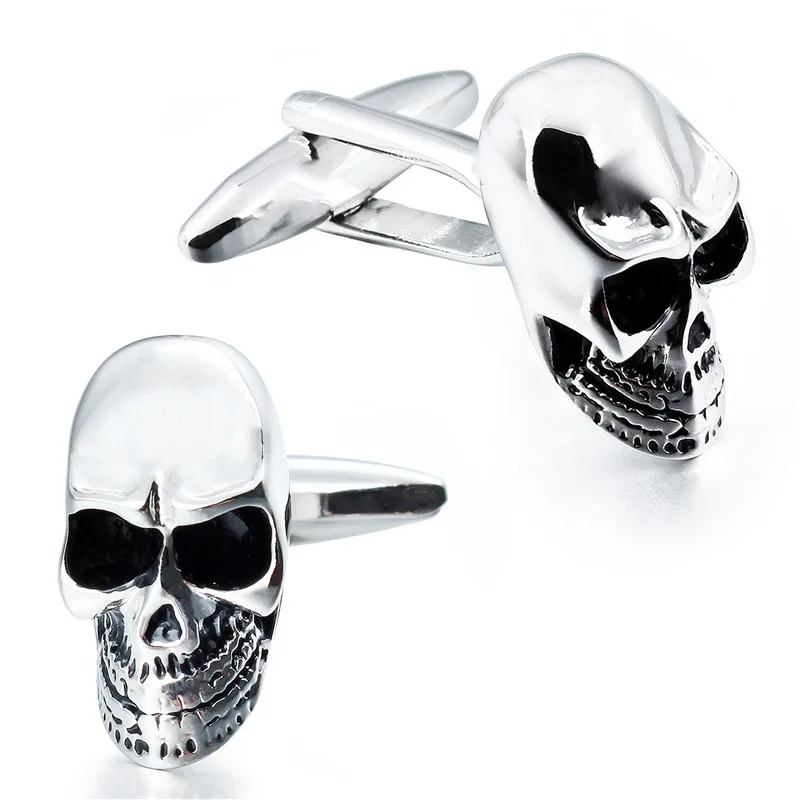

HAWSON New Arrive Skull Cuff Links High Quality Luxury Men Jewelry Cool and Funny Cufflinks for Party