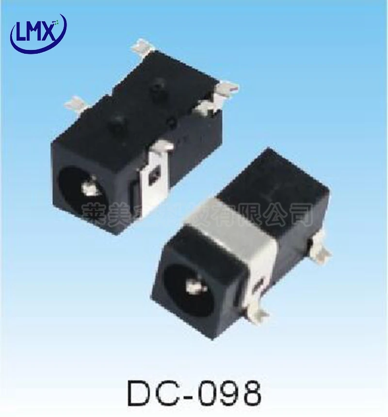 30 шт./лот DC098 4 3*1 65 мм розетка питания Женская зарядная 5 контактов SMT | Обустройство
