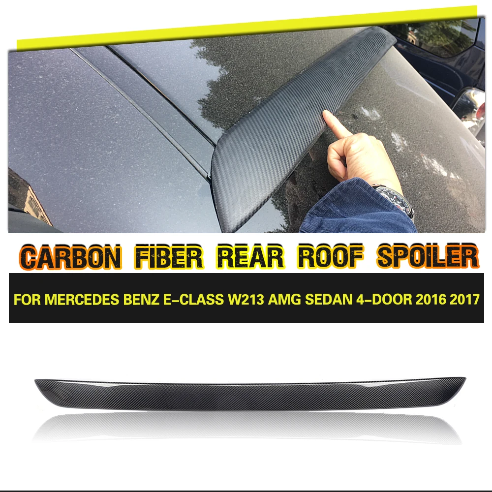 Углеродное волокно/FRP гоночный спойлер на крышу для Mercedes Benz E Class W213 E200 E300 E63 AMG