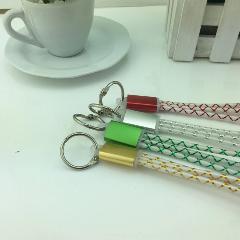 Металлический брелок с 8-контактным разъемом для быстрой зарядки и синхронизации