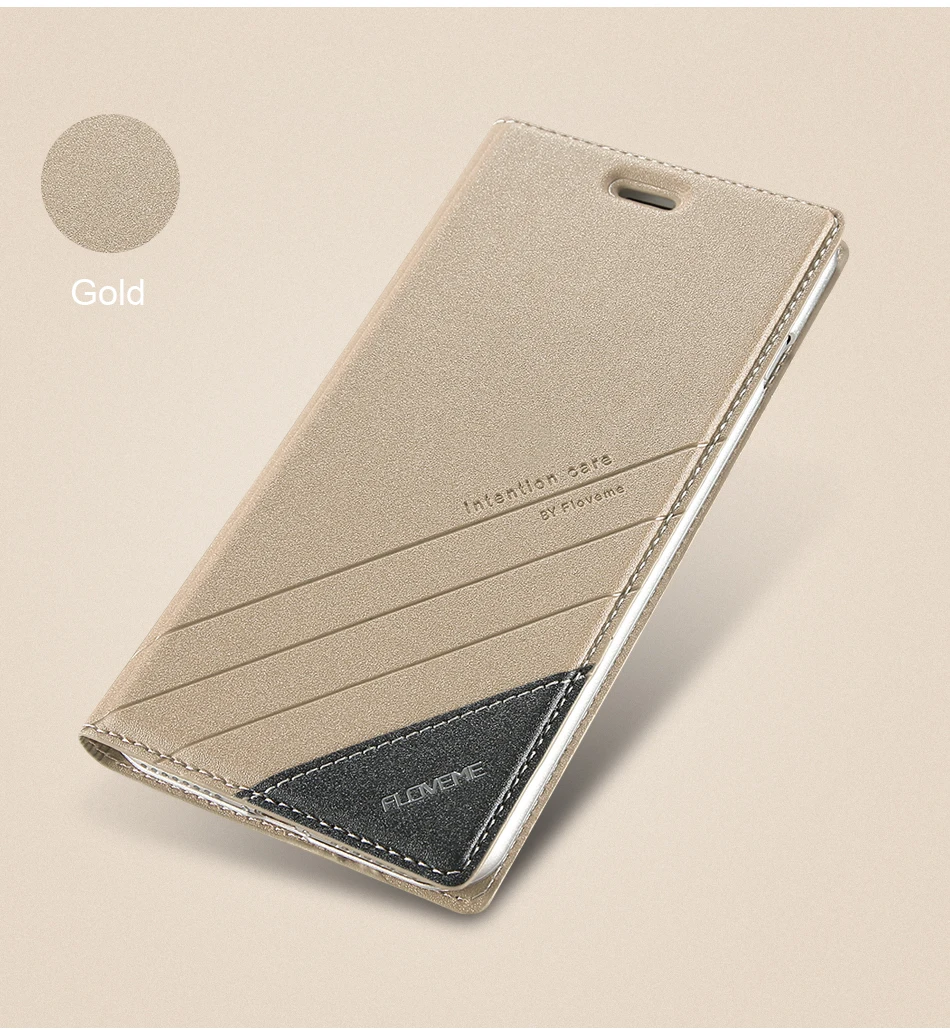 Floveme кожа флип бумажник мобильного Телефонные Чехлы для iPhone 6 6S 5S чехол Luxury стенд держатель Крышка для iPhone X 6 S 7 8 плюс Чехол на айфон 6s 6 s 7 8 X