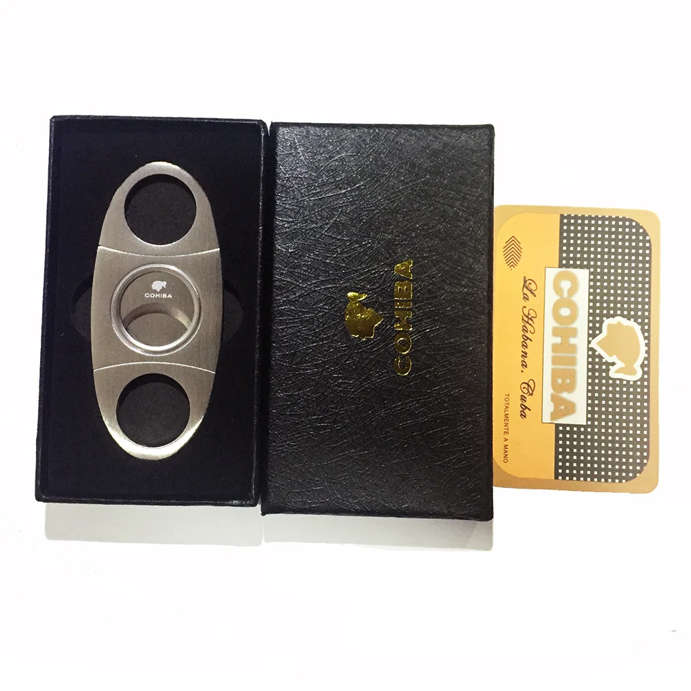 Кохиба сигары резак из нержавеющей стали Классический металлический гвоздь