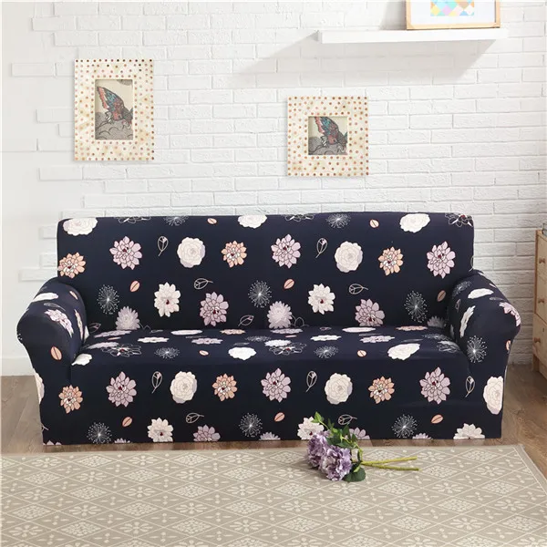 Color 13 Универсальный чехол для дивана, кресло, угловой диван, эластичные диванные чехлы, L образный Диванный чехол для гостиной - Цвет: Color 13
