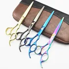 Профессиональные японские 440c 6 дюймовые ножницы для стрижки волос, филировочные Парикмахерские ножницы для стрижки волос