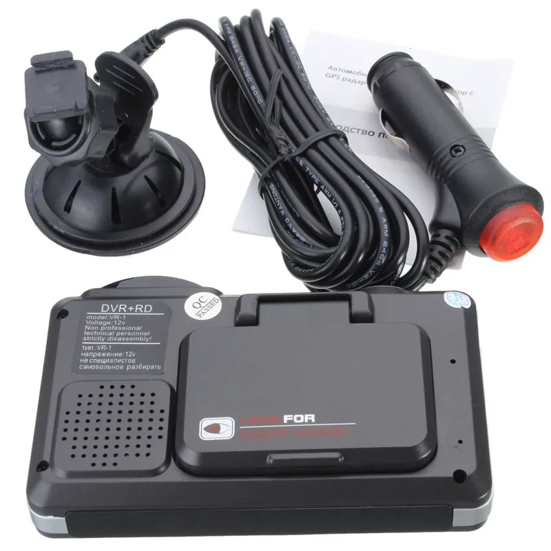 Pluseye 2 в 1 Автомобильный dvr анти антирадары HD 1080 P 120 градусов угол обзора ночное
