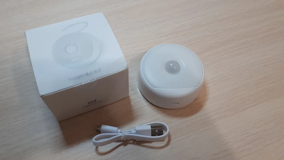 USB перезаряжаемые Xiao mi jia Yeelight ночные светильники Светодиодный теплый желтый свет Инфракрасный магнитный с крючками умный Обнаружение движения mi