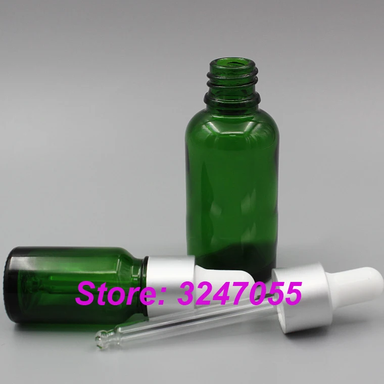 5ml10ml15ml20ml30ml50ml100ml зеленые стеклянные косметические эфирные масла бутылки красота