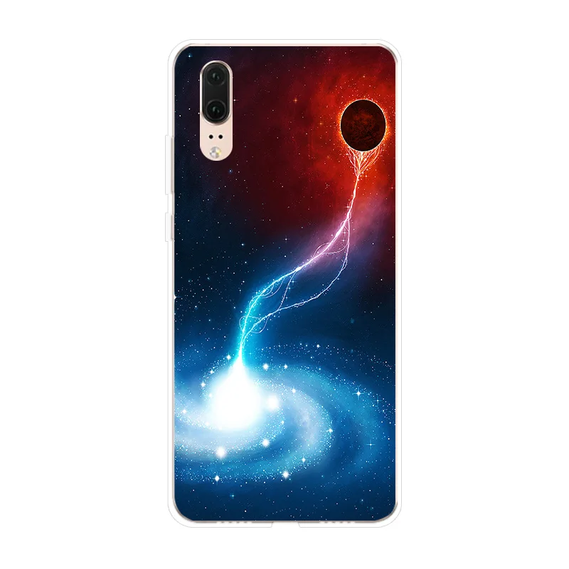 Чехол для телефона Huawei P10 P20 P30 Lite Pro P Smart 2019 Plus чехол Вселенная Млечный Путь мягкий