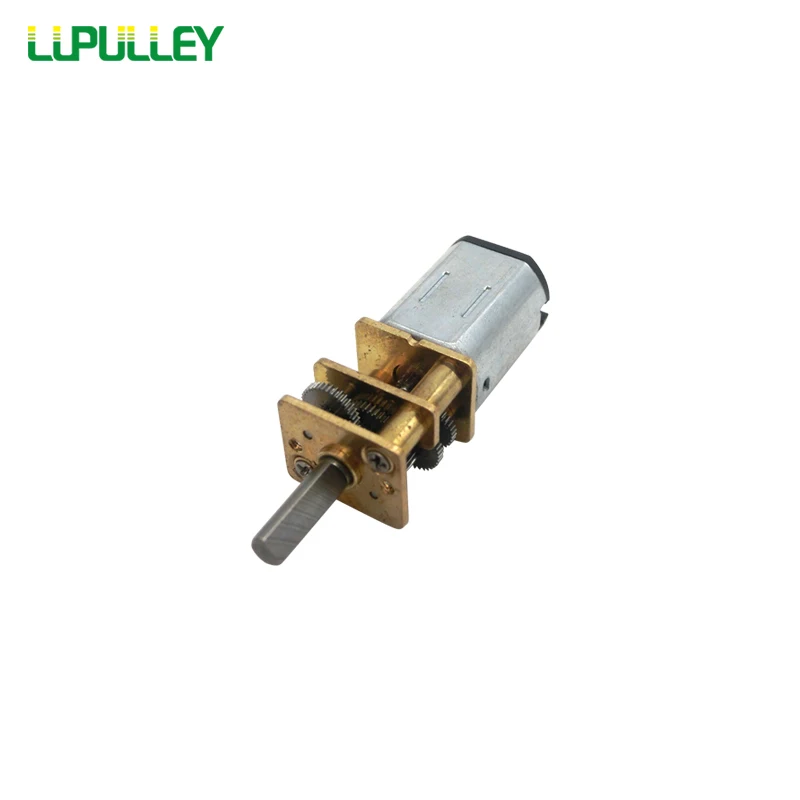 Шестеренчатый двигатель постоянного тока LUPULLEY N20 3 в 5/7/10 об/мин 6 10/15/20 12 20/30/40