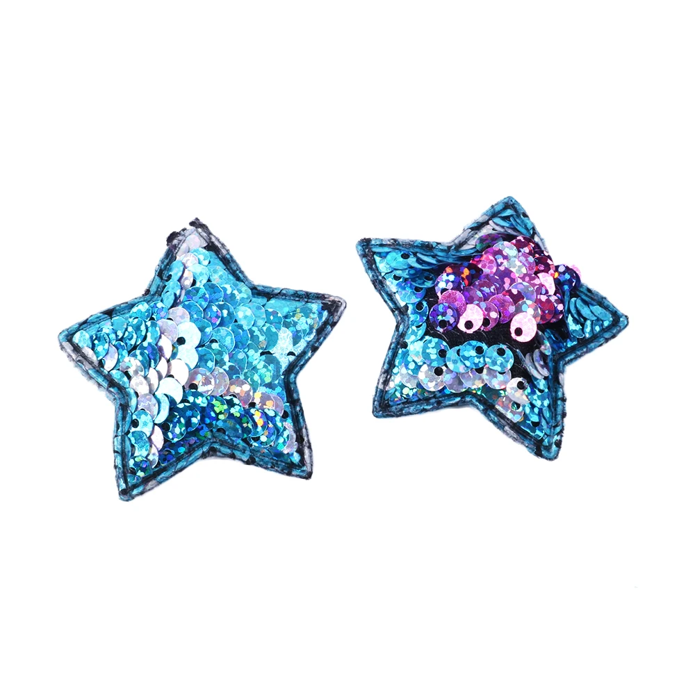 David accessories с бантом в виде сердца, Реверсивный к требованиям заказчика; сверкающие; Цвет Сменные простыни нашивка с блестками, сделай сам DIY бигуди для волос Украшения, 5Yc6986