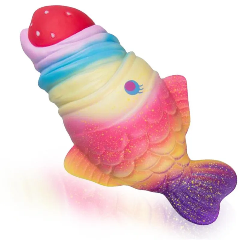 wholesale drop shipping Adorable Galaxy Fish Scented Charm Slow Rising Collection Squeeze Stress Reliever Toys S3MAY30 | Игрушки и хобби