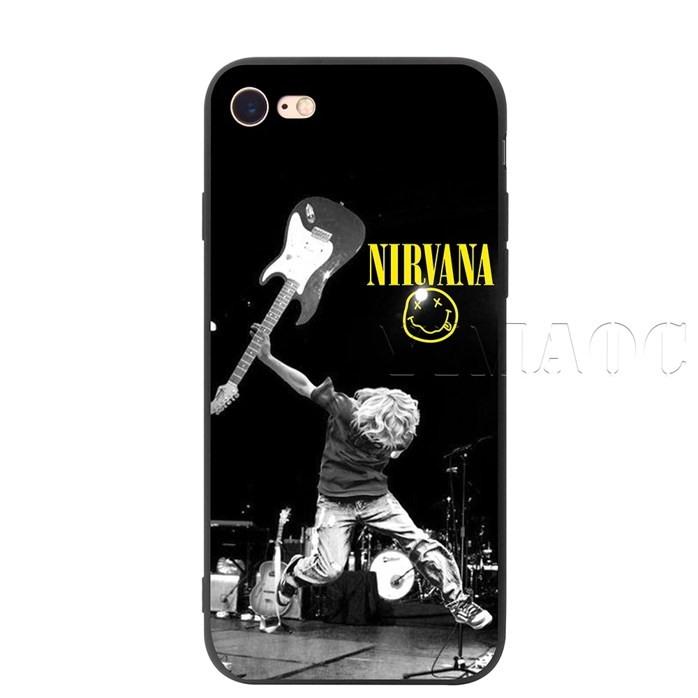 3 Силиконовый мягкий чехол YIMAOC Nirvana Kurt Cobain для iPhone 11 Pro XS Max XR X 8 7 6 6S Plus 5 5S SE - Цвет: 3
