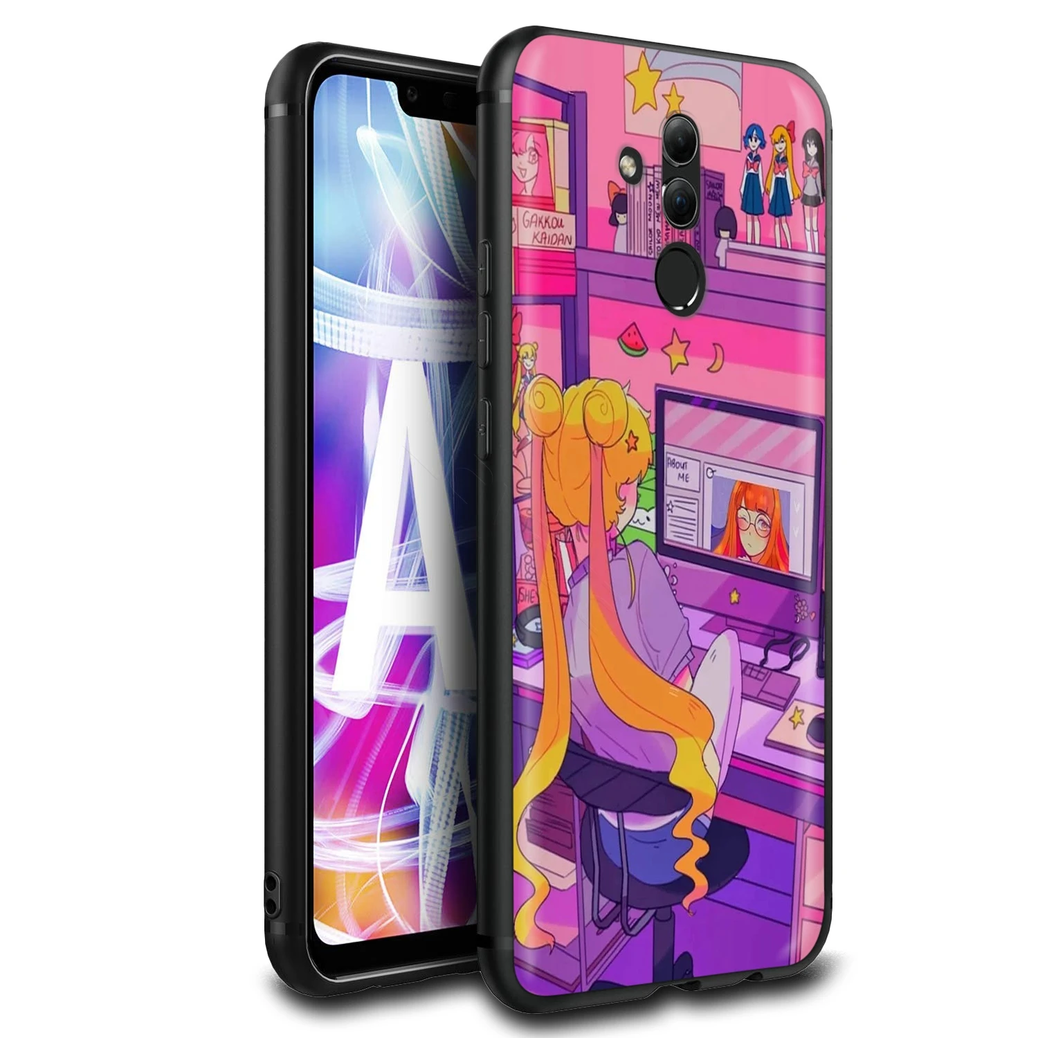 Чехол Lavaza Moon Сейлор Меркурий для Huawei Honor 10 9 8 8x 8c 7x 7c 7a Note Nova 3 3i Lite Y9 Y7 Y6|Бамперы| |