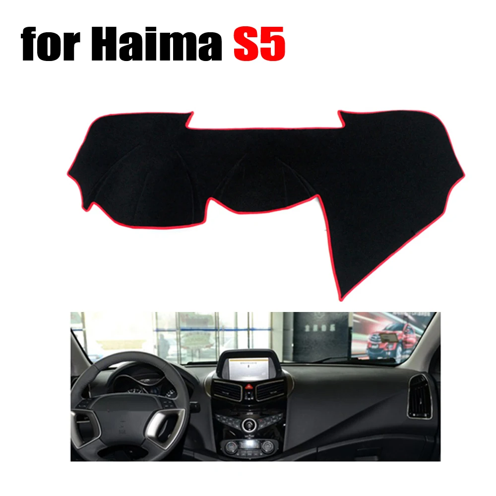 Приборная панель автомобиля охватывает коврик для Haima S5 все годы левого привода