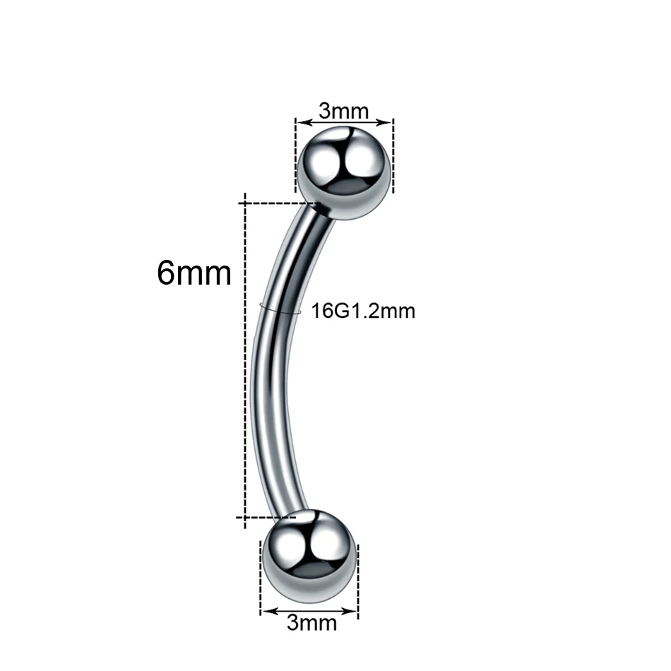 Style 15 1 шт. титановый пирсинг для уха, пирсинг спиральной раковины, Daith кольцо, серьги-гвоздики, кольца для губ, промышленный пирсинг, пирсинг для языка - Окраска металла: Style 15