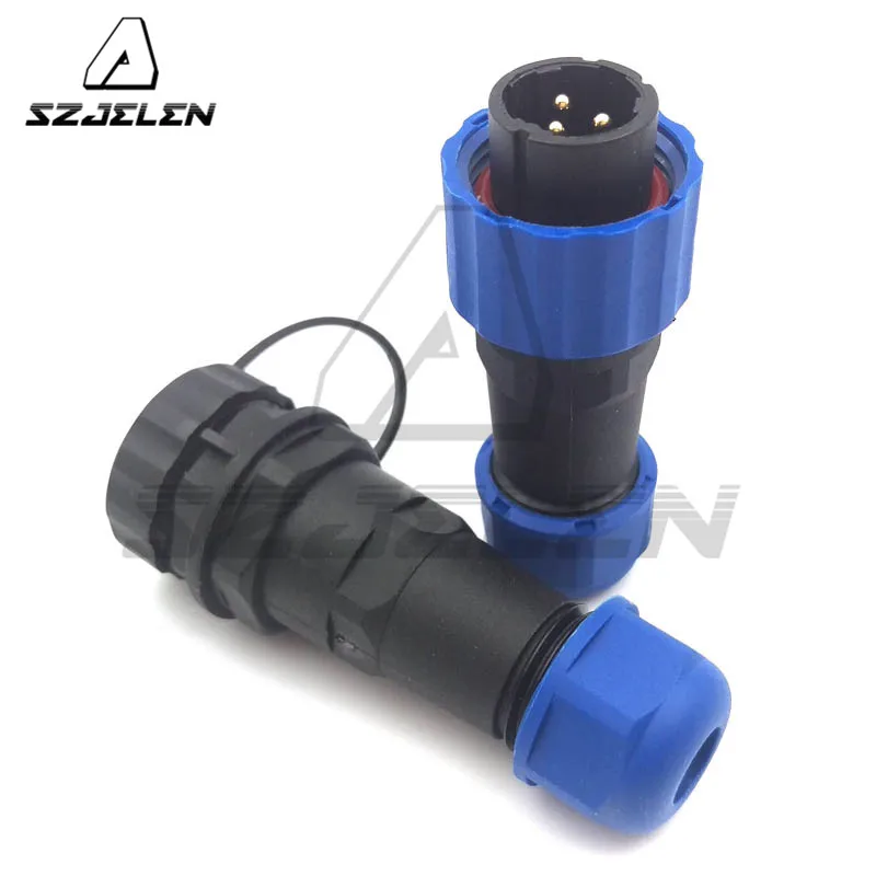 SD16TP ZM IP67 3 контактный кабель стыковочный соединитель штекер и гнездо