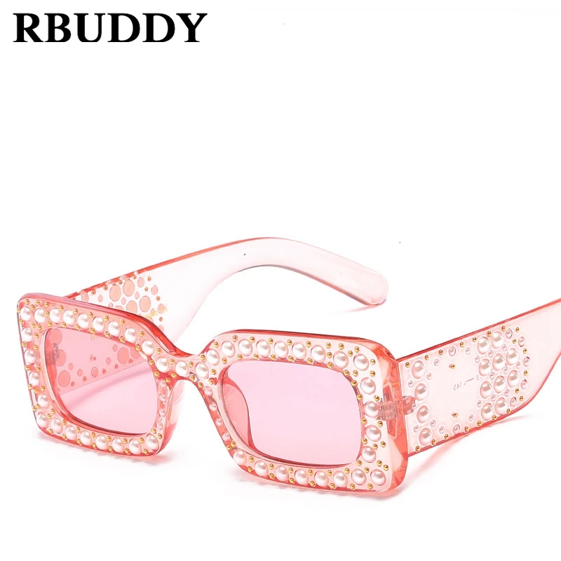 RBUDDY жемчужный прозрачный солнце Стекло es ретро лето негабаритных солнцезащитные