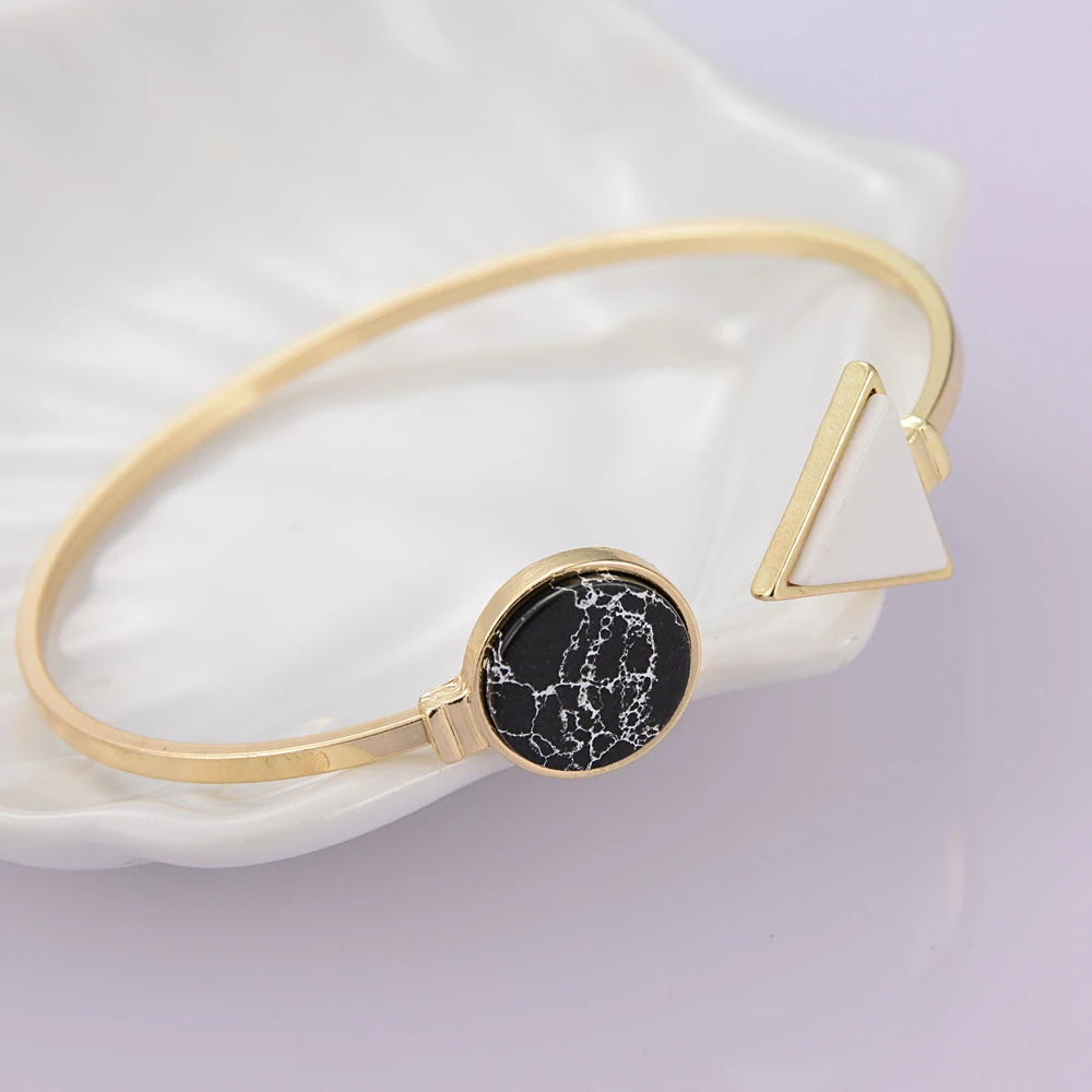 UAM новые женские золотые браслеты на запястье 2 вида цветов простые ювелирные