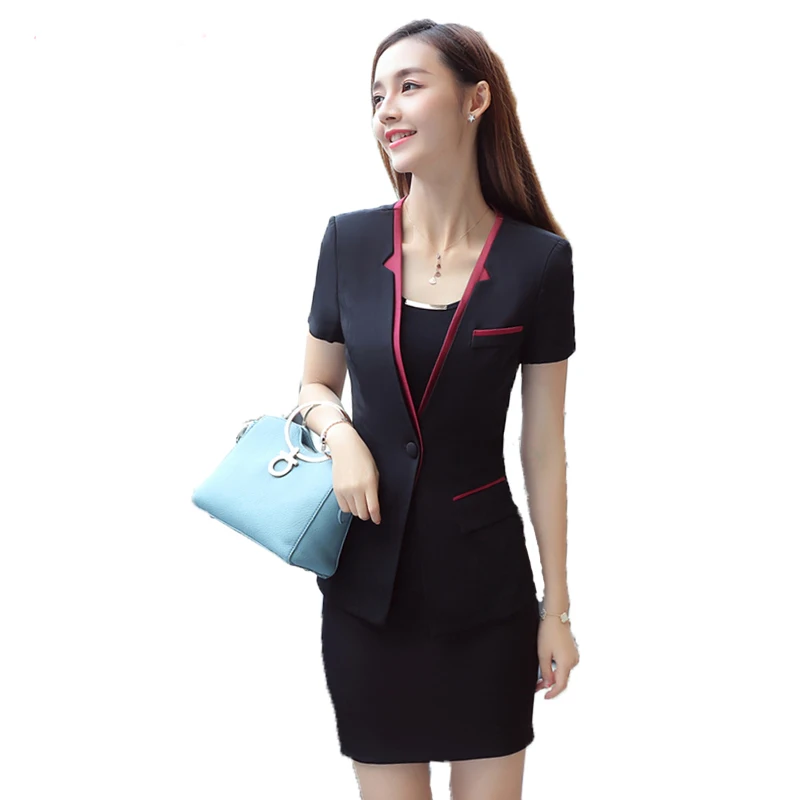 Новинка 2018 весенне-летний женский костюм блузка с коротким рукавом маленькие