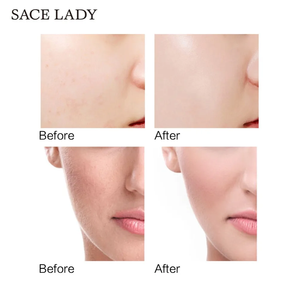 SACE LADY грунтовка для макияжа крем основа лица 24 к Золотая фольга Профессиональный