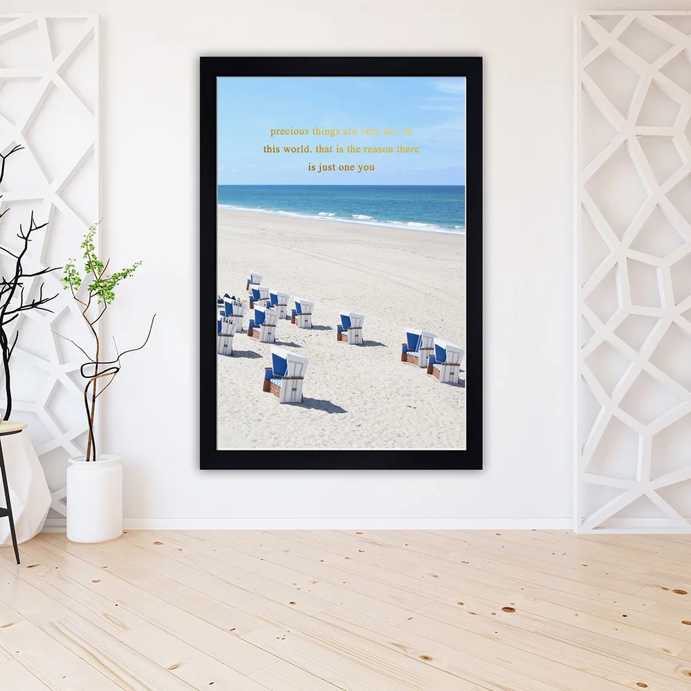 Nordic Decoration Landscape Sea Beach Motorcycle Wall Art Canvas Painting Posters and Prints Pictures for Living Room Decor | Дом и сад