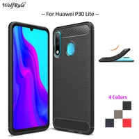 carbon fiber phone case for huawei p30 lite case soft tpu back cover for huawei p30 lite rugged protective phone bumper 6
