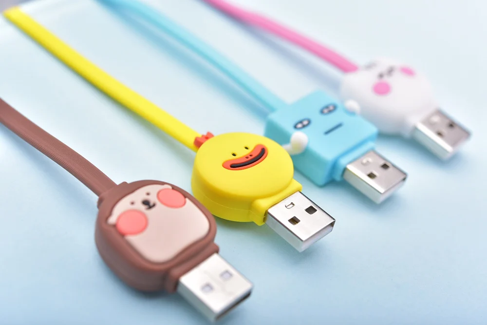 1 м милый мультяшный Micro USB кабель для IPhone samsung type-c зарядный Магнитный зарядный адаптер usb type C кабели для мобильных телефонов