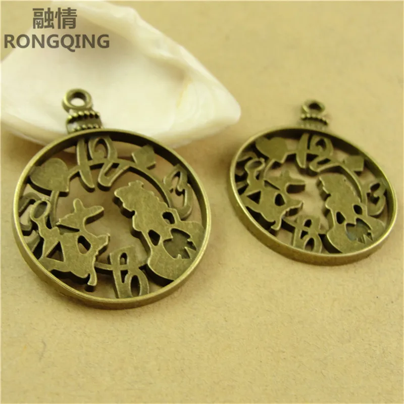 

Модные ювелирные изделия RONGQING 40, подвеска для браслета, ожерелья, ювелирные изделия, аксессуары для самостоятельного изготовления