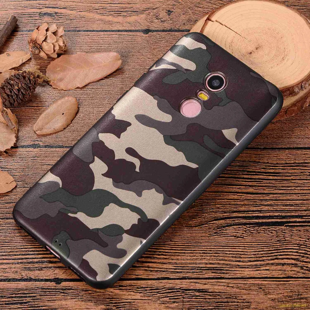 3 kinds ArmyGreen Camouflage pattern Soft Silicone TPU phone case For Redmi 4A 4X 5 Plus 5A cover caso etui |