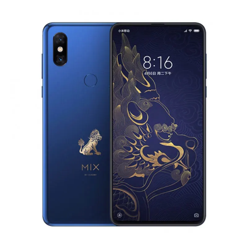 Blue Мобильный телефон Snapdragon 256 с глобальной ПЗУ Xiaomi mi x 3 Imperial Palace 10 Гб 845 ГБ, камера 24 МП, Беспроводная зарядка 6,39" - Цвет: Blue