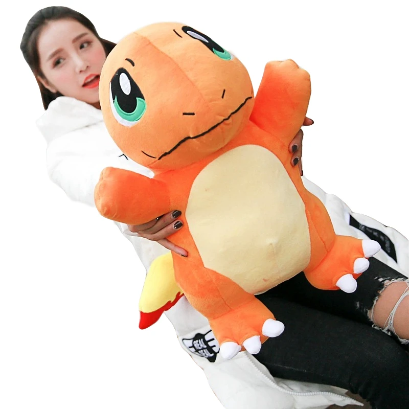 1 шт. 50-60 см супер большой размер Squirtle Charmander Bulbasaur Плюшевые игрушки мультфильм мягкие куклы детские игрушки для детей день рождения