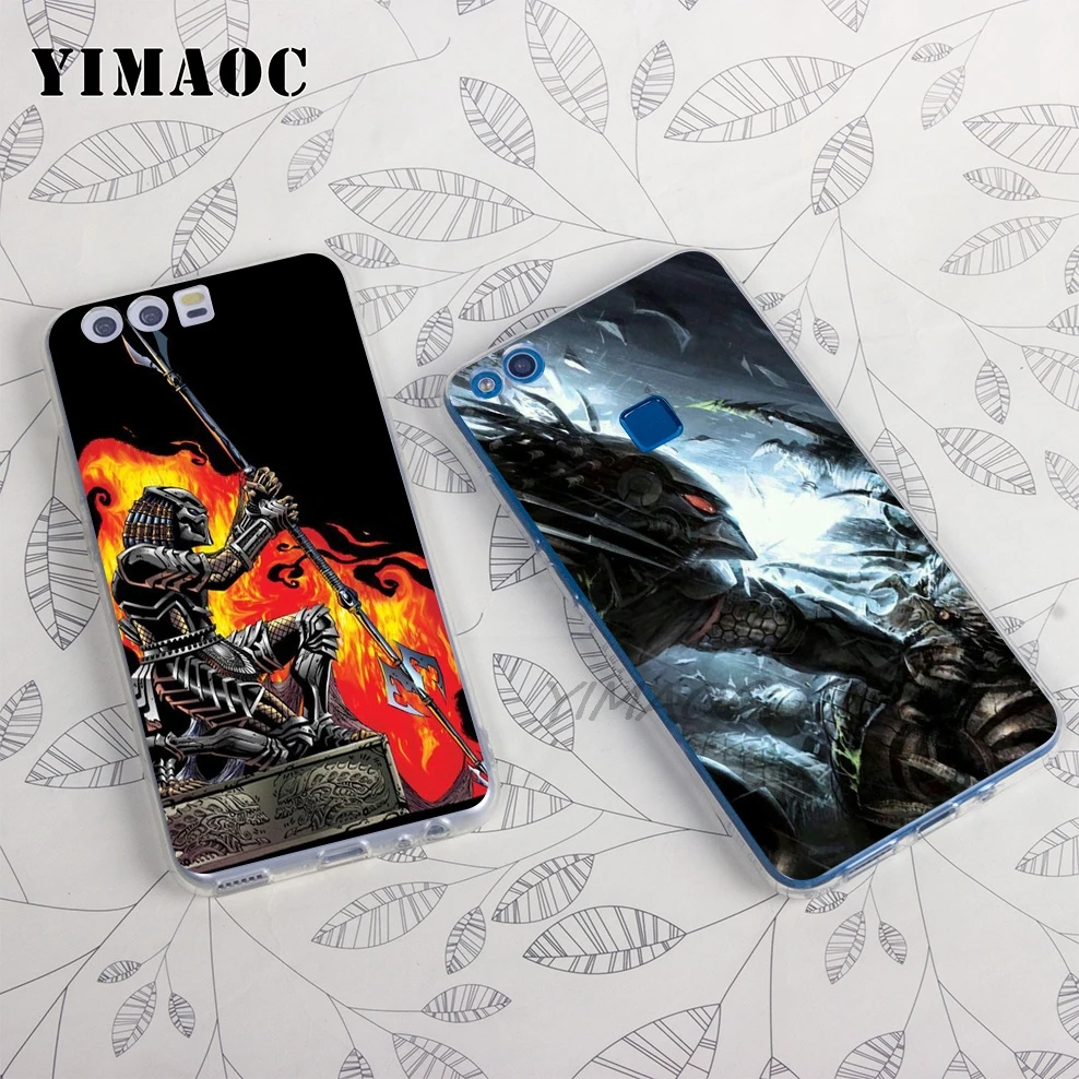 Xenomorph инопланетянин Хищник мягкий чехол для huawei Honor 10 9 8X 8C 8 7C 7X 7A Pro 6A Note Nova 3i 3 2i Y6 Y7 Y9