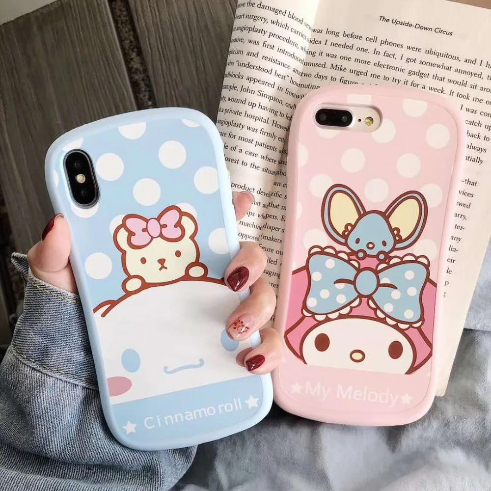 Чехол-накладка для iphone 11 X XR XS Pro max 7 7Plus 8 8plus 6 6S Plus, супер милый мягкий силиконовый чехол с изображением мультяшного животного кота мелодии медведя