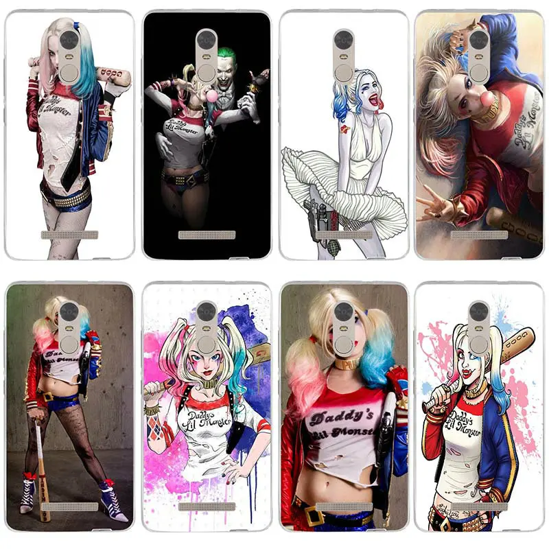 Отряд Самоубийц Harley Quinn мягкие силиконовые чехлы для телефонов из ТПУ Xiaomi Redmi Mi Note