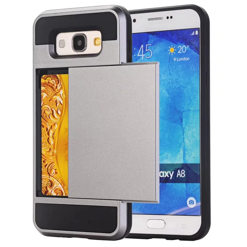 Роскошный чехол с отделением для карт Samsung Galaxy A3 A5 A7 2016 2017 A8 кошелек кредитных