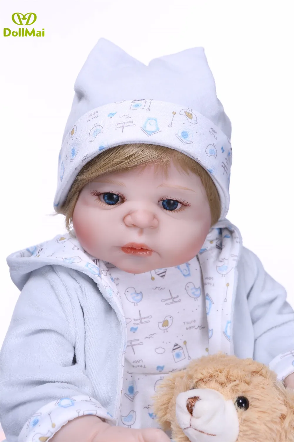 Детские куклы reborn menino 23 &quot 57 см полностью силиконовые игрушки для детей подарок