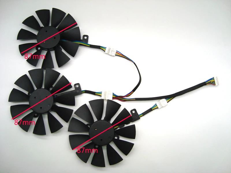 Бесплатная доставка новый вентилятор охлаждения для видеокарты ASUS Strix GTX 1060 1070 1080