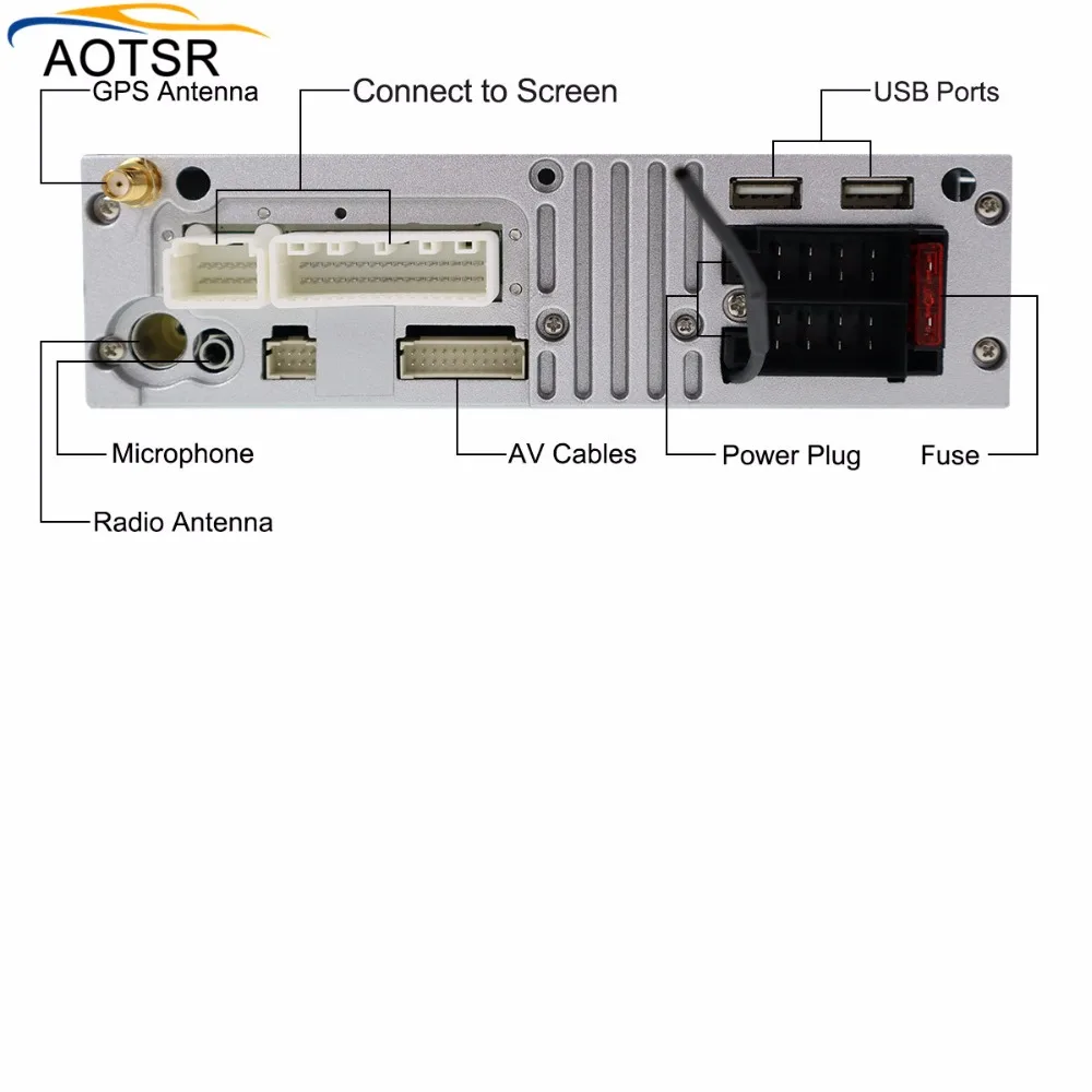 Автомобильный мультимедийный DVD-плеер IPS 4 + 64 ГБ Android 9 0 головное устройство для