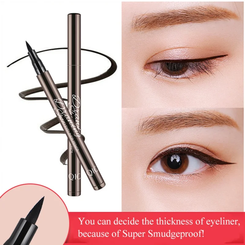 Black Liquid Eyeliner Pencil Waterproof Eye Liner Pen Eyes Marker Contour For Lady Cosmetics Make Up |