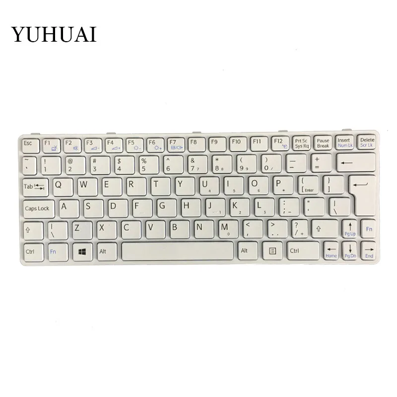 Новая клавиатура для ноутбука SONY Vaio SVE1112M1EB SVE1112M1EP SVE1112M1EW SVE1112M1RB SVE1112M1RP SVE1112M1RW белый