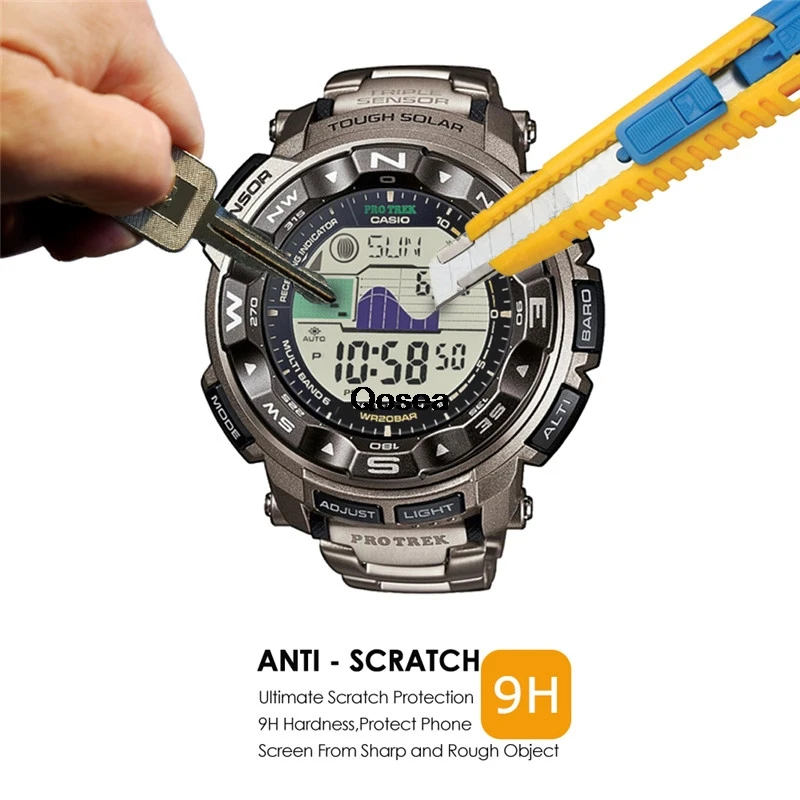 (2 шт) для Casio PRW 2500 протектор экрана из закаленного стекла Ультратонкий Прозрачный