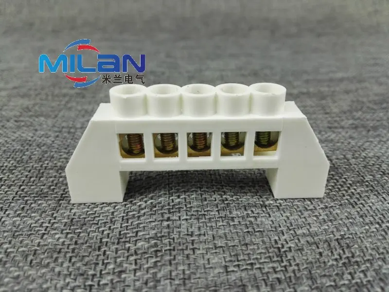 Распределительная коробка полный мост нулевая линия строка медный терминал 5