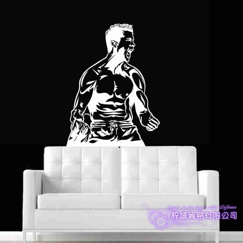 Виниловые наклейки с изображением Криштиану Роналду футбольный плеер наклейка