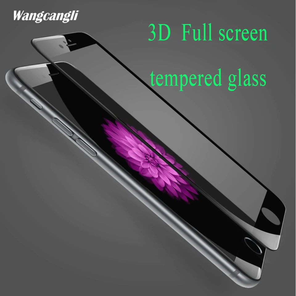 3D защита экрана с изогнутыми краями для iPhone 6S 6 9H закаленное стекло на 6s 7 8 Plus
